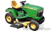 2002 John Deere X465 competitors and comparison tool online specs and performance